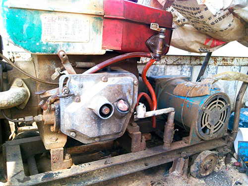 洛龙单杠柴油机发电机出租